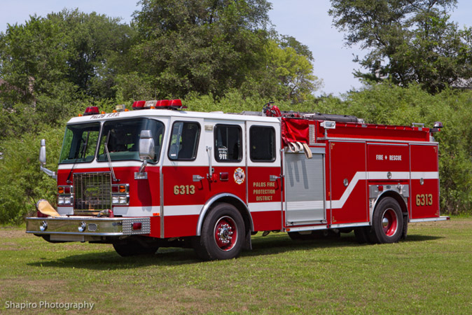 Palos Fire Protection District fire apparatus trucks